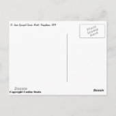 St. James Episcopal Church en Cemetery Briefkaart (Achterkant)