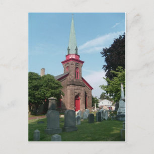 St. James Episcopal Church en Cemetery Briefkaart