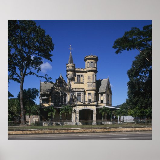 St James, haven van Spanje, Trinidad, Caribisch ge Poster (Voorkant)