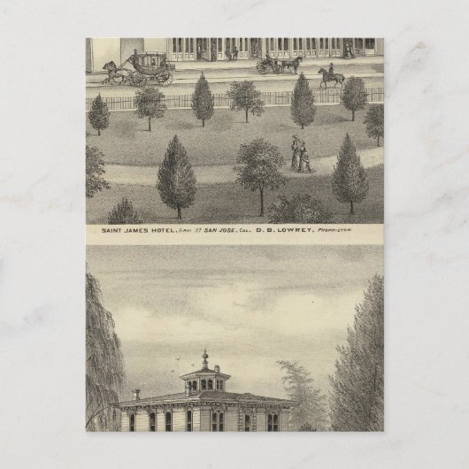 St James Hotel, woonplaats Briefkaart (Voorkant)
