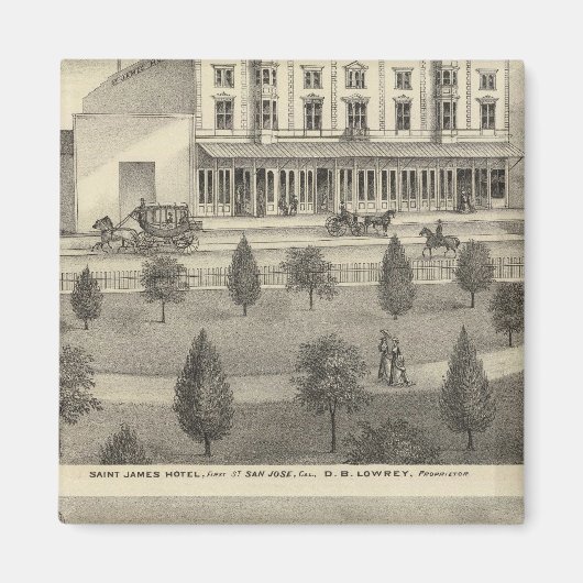 St James Hotel, woonplaats Magneet (Voorkant)