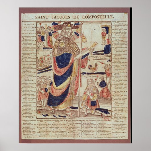 St. James of Compostela, c.1824 Poster (Voorkant)
