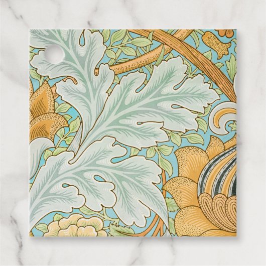 St James Pattern (door William Morris) Bedankjes Labels (Voorkant)