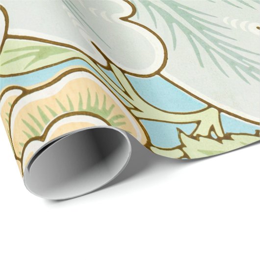 St James Pattern (door William Morris) Cadeaupapier (Rol Hoek)