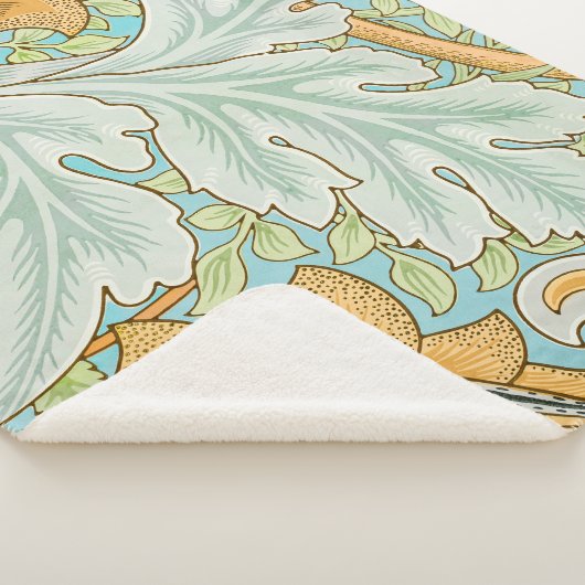 St James Pattern (door William Morris) Sherpa Deken (3/4)