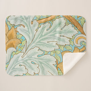 St James Pattern (door William Morris) Sherpa Deken