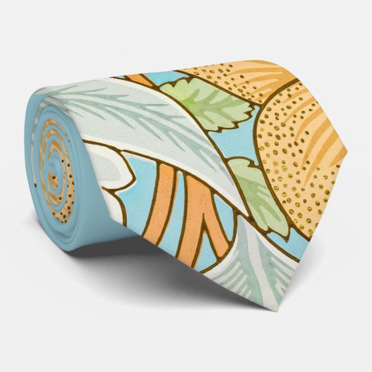 St James Pattern (door William Morris) Stropdas (Opgerold)