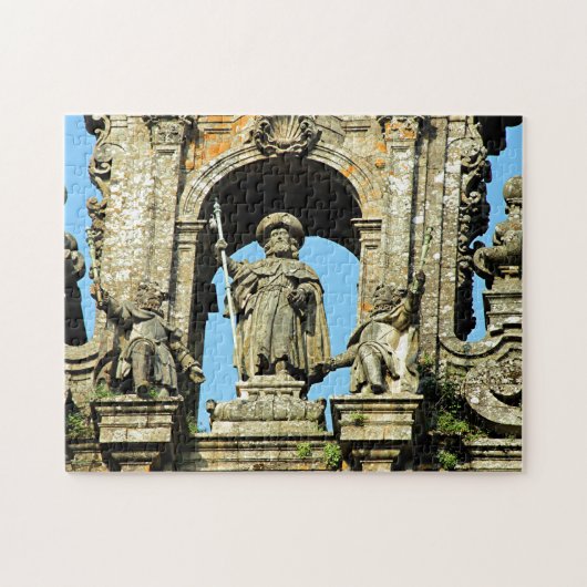 St James, Santiago de Compostela Cathedral, Spain Legpuzzel (Horizontaal)