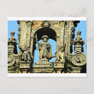 St James, Santiago de Compostela Cathedral, Spanje Briefkaart