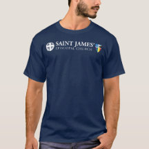 St James' Simple logo T-shirt met pride schild
