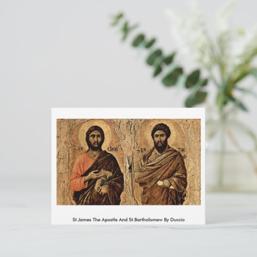 St. James the Apostle and St. Bartholomew by Ducci Briefkaart (Staand voorkant)