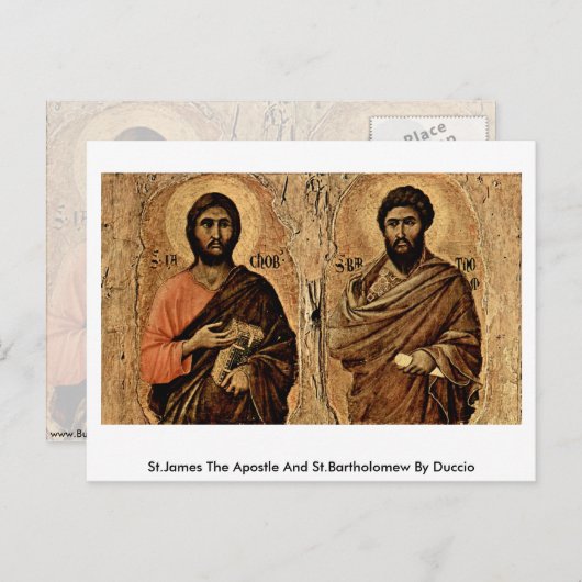 St. James the Apostle and St. Bartholomew by Ducci Briefkaart (Voorkant / Achterkant)