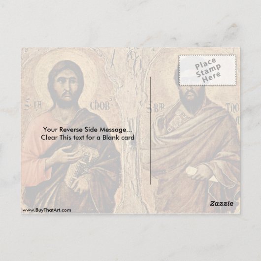 St. James the Apostle and St. Bartholomew by Ducci Briefkaart (Achterkant)