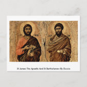 St. James the Apostle and St. Bartholomew by Ducci Briefkaart (Voorkant)