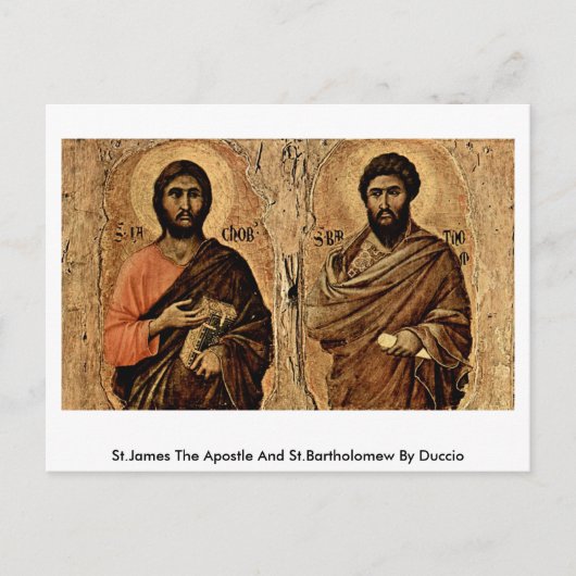 St. James the Apostle and St. Bartholomew by Ducci Briefkaart (Voorkant)