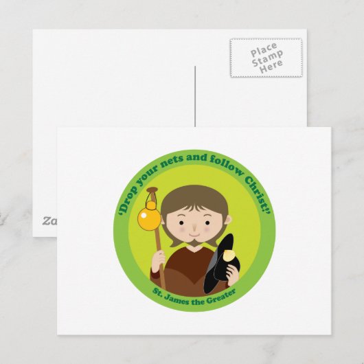 St. James the Greater Briefkaart (Voorkant / Achterkant)