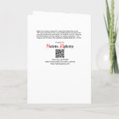 St. James the Greater (JMAS04) Blank Greeting Kaart (Achterkant)