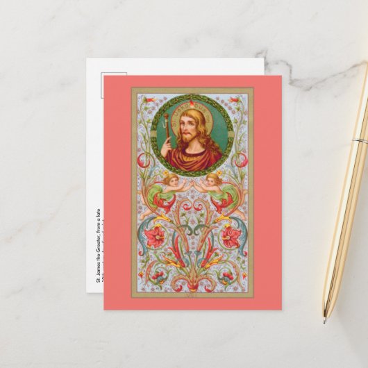 St. James the Greater (JMAS 04) Briefkaart (Voorkant / Achterkant in situ)