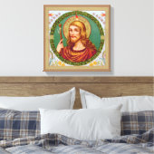 St. James the Greater (JMAS 04) Canvas Afdruk (Insitu (Slaapkamer))