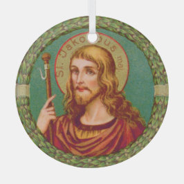 St. James the Greater (JMAS 04) Glas Ornament