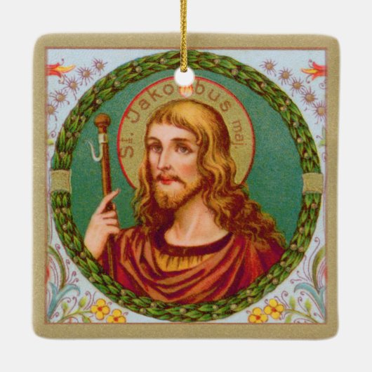 St. James the Greater (JMAS 04) Keramisch Ornament (Achterkant)