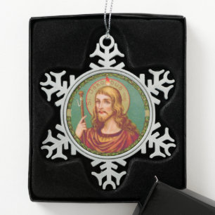 St. James the Greater (JMAS 04) Tin Sneeuwvlok Ornament