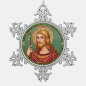 St. James the Greater (JMAS 04) Tin Sneeuwvlok Ornament (Voorkant)