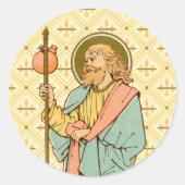 St. James the Greater (RLS 05) Ronde Sticker (Voorkant)