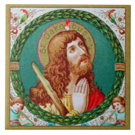 St. James the Less (JMAS 05) Tegeltje (Voorkant)