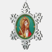 St. James the Less (JMAS 05) Tin Sneeuwvlok Ornament (Rechts)