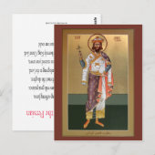 St. James the Persian Prayer Card Briefkaart (Voorkant / Achterkant)