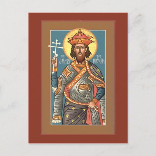 St. James the Persian Prayer Card Briefkaart (Voorkant)