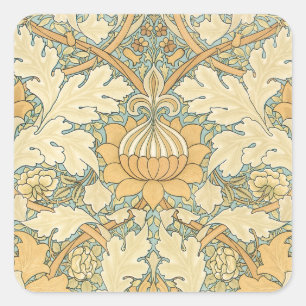 St. James van William Morris, Acanthusbladeren Vierkante Sticker