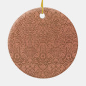 St. James van William Morris,  Textielkunst Keramisch Ornament (Achterkant)