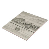 St. James's Palace en een deel van de stad Westmin Tegeltje (Zijkant)