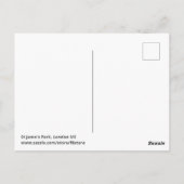 St James's Park London UK Briefkaart (Achterkant)