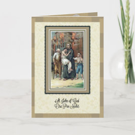St. Jan van God Bid Voor Ons Verjaardagskaart Kaart