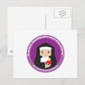 St. Jane Frances de Chantal Briefkaart (Voorkant / Achterkant)