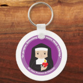 St. Jane Frances de Chantal Sleutelhanger (Voorkant)