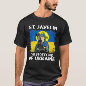 St. Javelin de beschermheer van de oekraïnse  rede T-shirt (Voorkant)