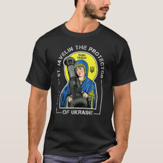 St. Javelin de beschermheer van de oekraïnse  rede T-shirt