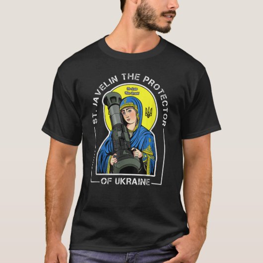 St. Javelin de beschermheer van de oekraïnse rede T-shirt (Voorkant)