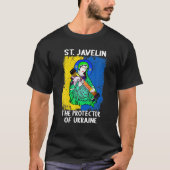 St. Javelin Protector Of Ukraine Support T-shirt (Voorkant)