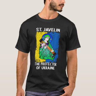 St. Javelin Protector Of Ukraine Support T-shirt
