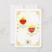 St. Jean Baptiste de La Salle Heilige Kaart (Achterkant)