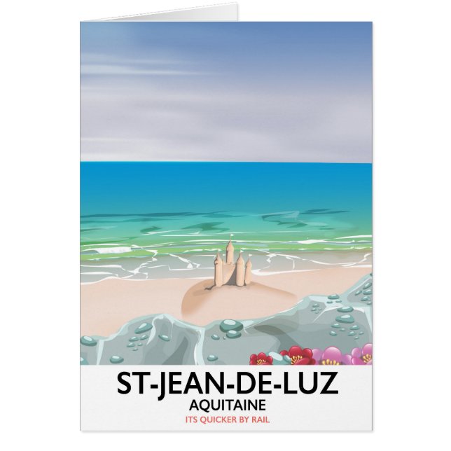 St-Jean-de-Luz, Aquitaine Travel poster (Voorkant)