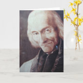 St. Jean Marie Vianney Kaart (Gele Bloem)