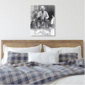 St. Jean-Marie Vianney preken, 19e eeuw Canvas Afdruk (Insitu (Slaapkamer))