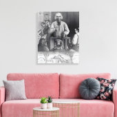 St. Jean-Marie Vianney preken, 19e eeuw Canvas Afdruk (Insitu (Woonkamer))