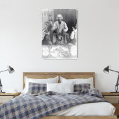 St. Jean-Marie Vianney preken, 19e eeuw Canvas Afdruk (Insitu (Slaapkamer))